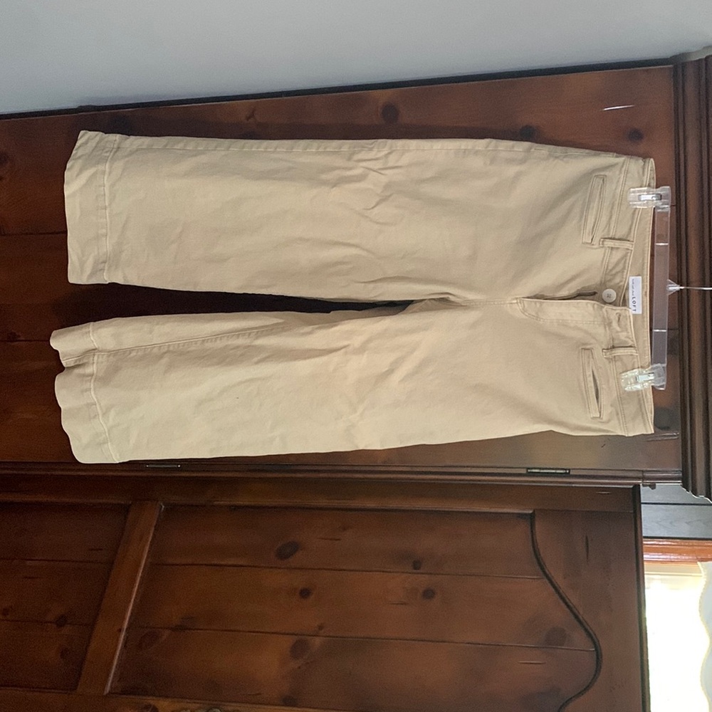 Loft cropped flare pants